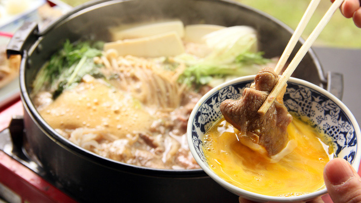 信州牛のすき焼き